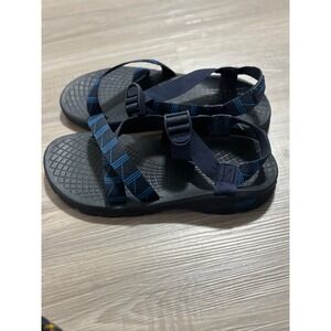 Chaco Z1 Classic‎ Mens Sandals Navy Blue Geometric Strappy Sport Shoes Size 13